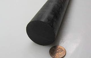 Black Nylon Extruded Round Rod 1.375