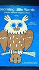 Learning Little Words 1561750743 Book Cover