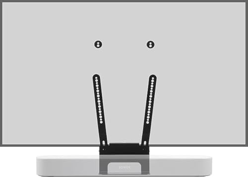 Flexson Support TV pour Poutre Noir : la solution pour fixer un écran sans percer vos murs