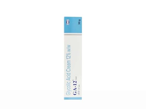 Image of GA 12 Glycolic Acid Cream 12% | AHA Exfoliating Face Cream | Helps Improve Skin Texture & Appearance of Uneven Tone | Unscented | 30g