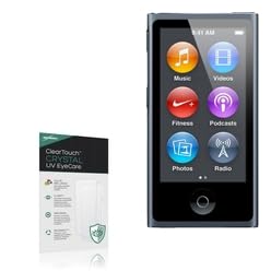 BoxWave Screen Protector Compatible With iPod Nano (7th Gen 2012) - ClearTouch Crystal Anti-UV EyeCare (2-Pack), Filters out Harmful Blue Light Reduce Fatigue