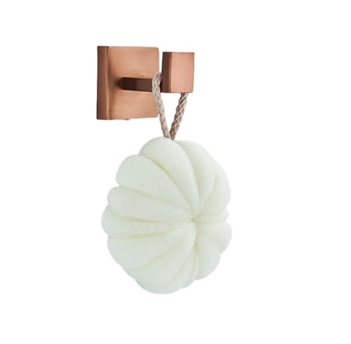 Rose Gold Bathroom Accessories Set - Stainless Steel Robe Hook Towel Bar Toilet Paper Holder Towel Ring - Modern Brushed Gold Finish Elegant Bath Decor