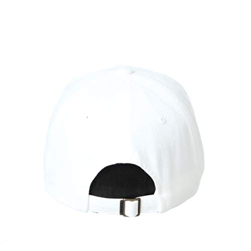 Gorra ajustable para hombre blanca miniatura 2