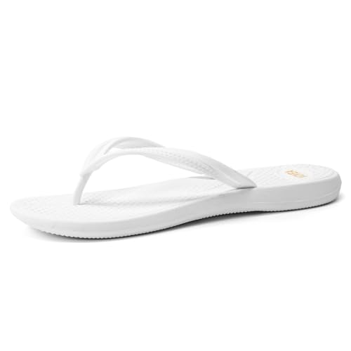 Image of VOVEA Flip Flops For Women Non-Slip Bathroom Shower Shoes Cushion foam Indoor and Outdoor Sandals