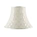Aspen Creative 30134, Handsewn Bell Off-White Spider Shade/Jacquard Textured Fabric, 7