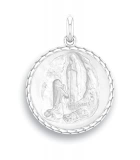 Médaille Or 375/00 APPARITION en or jaune précieux avec gravure artisanale élégante