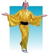 スパーク着流し ゴールド