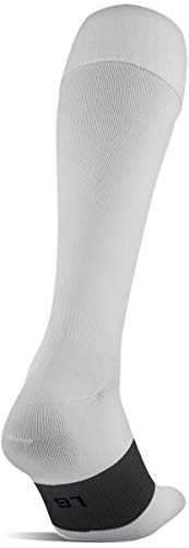 Under Armour Kids Solid Game Socks in Tropic Pink/Black with Model Ua-u457gdxl3