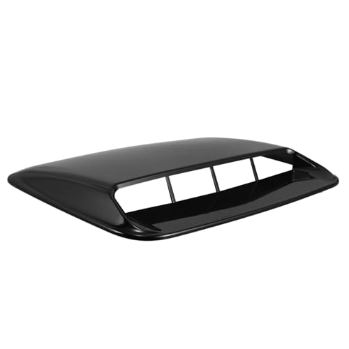 MOTHNUR Copertura Cofano Auto in Abs Resistente Decorativa Presa Aria Cofano Motore Protezione Motore e Stile Unico per Veicoli e Camion Nero Brillante