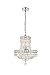 Elegant Lighting 2528D14C/EC Tranquil Collection 6-Light Hanging Fixture Elegant Cut Crystals with Chrome Finish