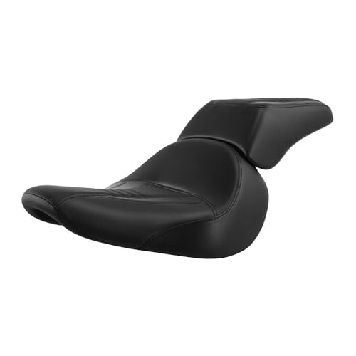 Asiento de pasajero para conductor motocicleta Softail antideslizante e impermeable 5
