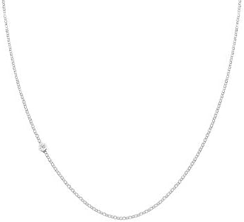 Elli Premium – Collier da donna in argento Sterling 925 placcato oro rosato, con diamante (0,03 ct) bianco, taglio rotondo Elli Premium – Collier da donna in argento Sterling 925 placcato oro rosato, con diamante (0,03 ct) bianco, taglio rotondo