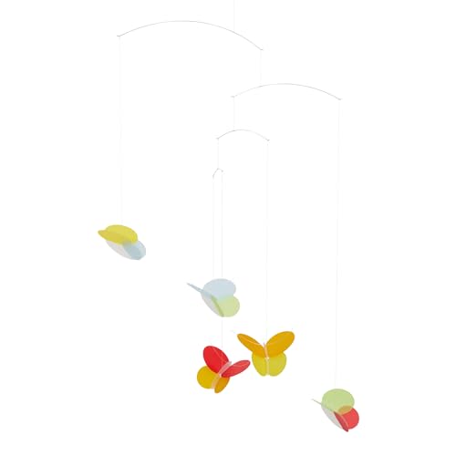 Flensted Mobiles Mobile Papillons, Acier, Multicolore, 68 x 45 cm