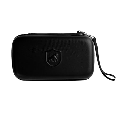 Gshield Necessaire Estojo Rígido Termomoldado com Alça, Organizador de Viagem para Cabos, Eletrônicos e Disco Rígido HD Externo, compatível com WD Segate Toshiba, Survivor Preta