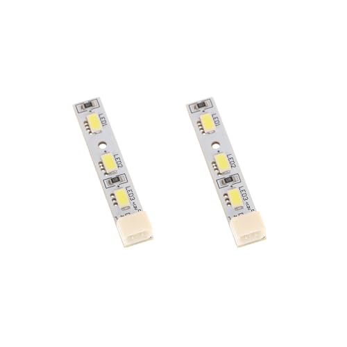 omiinitio Tira LED para frigorífico, ahorro de energía, iluminación de congelación, piezas de repuesto impermeable, lámpara de refrigerador, tira impermeable