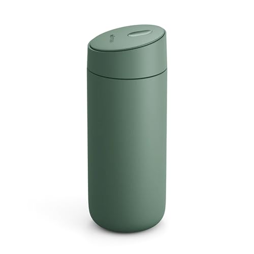 Fellow Tasse Ă cafĂ© de voyage Carter Slide de 473 ml avec couvercle Ă verrouillage coulissant – Gobelet Ă cafĂ© anti-fuite avec intĂ©rieur en cĂ©ramique et acier inoxydable isotherme sous vide – Tasses Ă