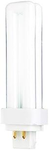 (Pack of 5) Satco S8333, 2700K 18-Watt G24q-2 Base T4 Quad 4-Pin Tube for Electronic and Dimming Ballasts, Compact Fluorescent Bulb