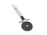 Leifheit Coupe pizza nylon ProLine, roulette pizza en acier inoxydable, roue en nylon pour coupe sans rayure, ustensile de cuisine avec œillet de suspension & poignée ovale, protection des doigts