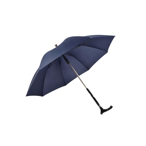 Canne de marche avec parapluie extractible contre le risque de glissade