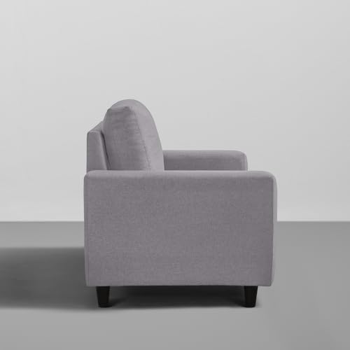 Image of Sleepyhead Bae Designed by Duroflex - 2 Seater Sofa Chair, Premium Fabric |Space-Saving Design |Comfort & Easy Maintenance |3 Years Warranty |Stylish Two Seater for Living Room - Stone Grey