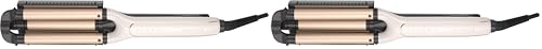 Remington 4 in 1 Adjustable Hair Waver with Pure Precision Technology Deep Waver for Multiple Styles, Cream, 1 Count (Pack of 2)