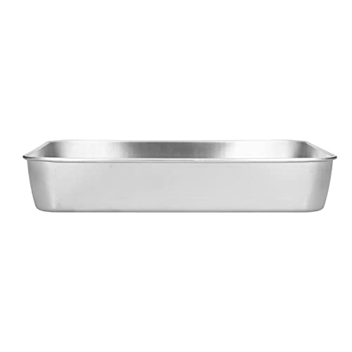 Stainless Steel Roasting Pan, Roasting Pan, Nonstick Roaster Pan with Rack, Rectangular Roaster Perfect for Cooking and Baking(23.5 * 17.5 * 5CM) - Thumbnail 6