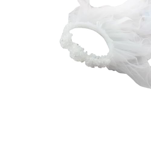 Diadema de flores para el pelo, diadema floral con cinta ajustable, velo de tul, boda, fiesta, tocado para mujer