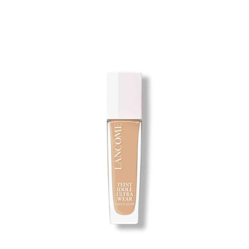 Image of Lancôme Teint Idole Ultra Wear Care & Glow Foundation with Hyaluronic & Mandelic Acid, Medium Buildable Coverage, Up to 24H Glow Finish & SPF 25, Shade: 335W, Medium/Warm Golden Undertones, 30ml