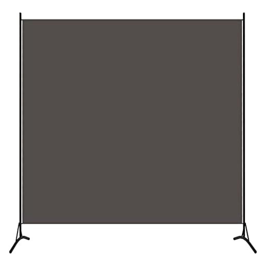 vidaXL Cloison de Séparation, Séparateur de Pièce, Écran d'Intimité, Paravent de Chambre à Coucher Maison Intérieur, Anthracite 175x180 cm Tissu