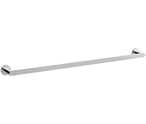 KOHLER K-73143-CP Composed 30-Inch Bathroom Towel bar, Polished Chrome KOHLER K-73143-CP Composed 30-Inch Bathroom Towel bar, Polished Chrome