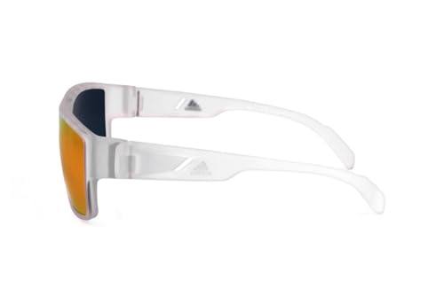 adidas Men's SP0006 Pilot Sunglasses, Crystal, Lens-57 Bridge-16 B-43.4 ED-65.8 Temple-135 + 13