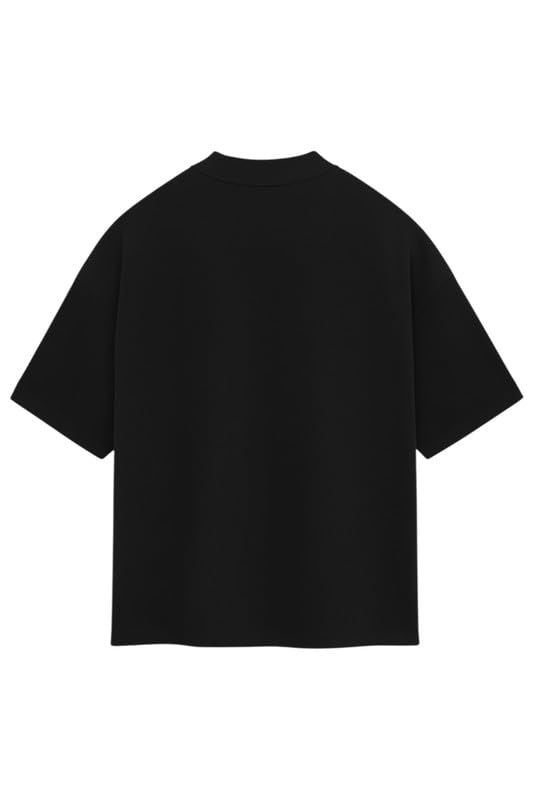 Image of BE SAVAGE Printed Oversized T Shirts for Men Drop Shoulder