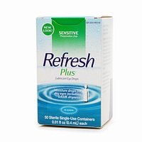 Amazon.com: Refresh Plus Lubricant Eye Drops, Single Use, 50 ea ...