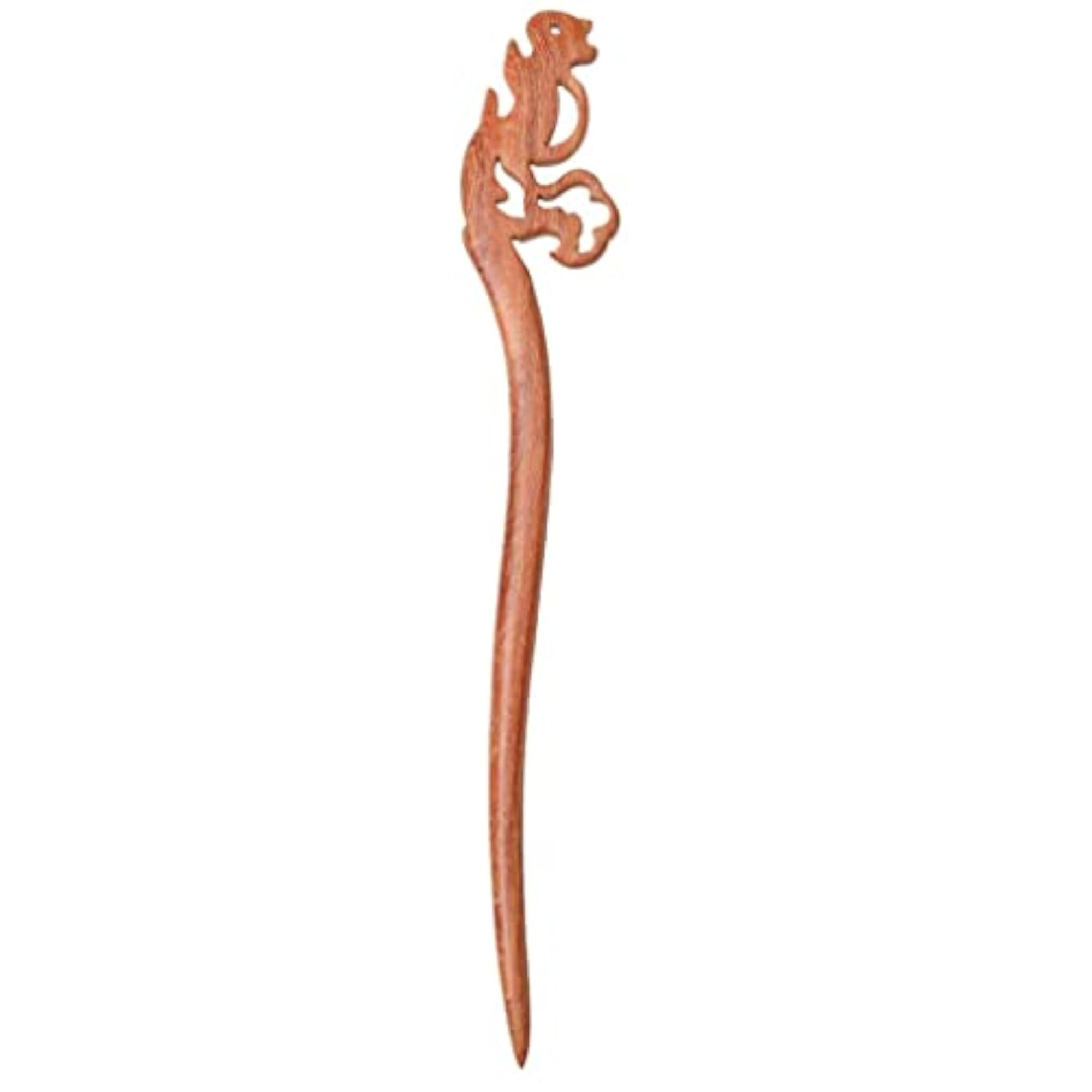 Retro Simple Squirrel Wooden Hair Stick Pin