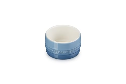 Le Creuset Ramequín de gres con pared recta, apilable, 200 ml, Chambray, 70403204340099