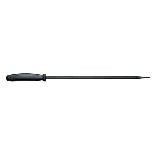 Image of Mayhew Tools 60145 Dominator Pry Bar, Red, 25 inch Straight | Fully Heat-Treated Steel, Strikeable Cap & Shock-Absorbing Ergonomic Handle
