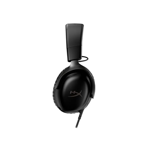 HyperX Cloud III Over Ear Wired Gaming Headset, PC, PS5, Xbox Series X|S, Angled 53Mm Drivers, DTS, Memory Foam, Durable Frame, Ultra-Clear 10Mm Mic, USB-C, USB-A, 3.5Mm Black (727A8AA)