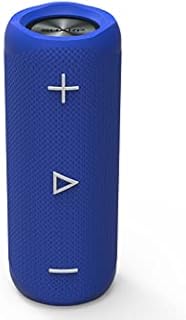 Sharp GX-BT280(BK) Stereo Bluetooth Speaker - Immersive sound - Powerful Bass - Highly Dynamic Sound Range - 12h playtime - Splash and Dustproof - Call Answering through Google & Siri - Blue