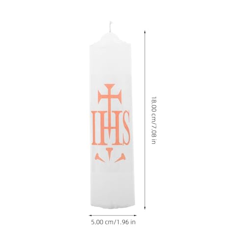 Vela de Oración Católica de Cera sin Humo para Ceremonias Religiosas 2