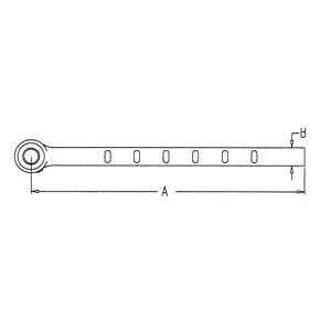 Compatible with John Deere Tractor Tie Rod Part No: A-AL37204