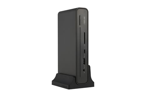 Asus Dock Triple Display DC301 – Station d’Accueil USB-C 12-en-1 – 90W – 3 écrans 4K – HDMI/DP/RJ45/USB/SD