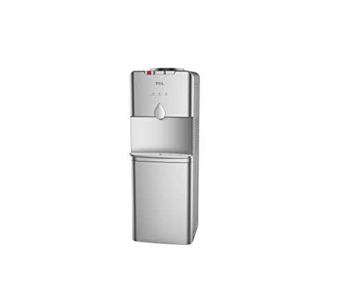 Tcl Water Dispenser, Top Loading, Hot, Cold & Normal Water Temperature, Best For Home, Kitchen, Office & Pantry, Silver Colour, M"Min 1 year manufacturer warranty"