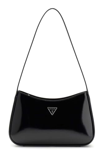 Sac à épaule GUESS Arnela II noir, idéal de vos journées de bureau aux soirées