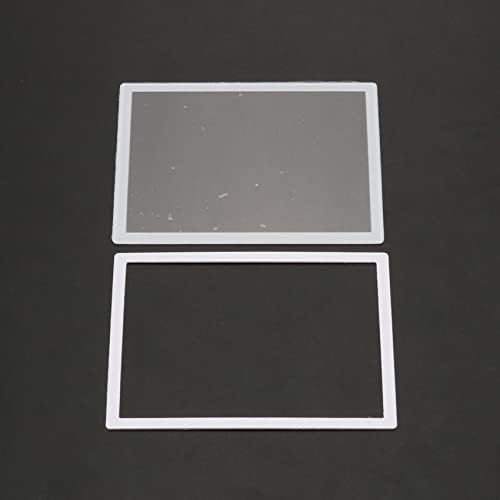 Replacement Upper LCD Screen Lens Plastic Cover + Lower Frame for DS Lite NDSL Console White