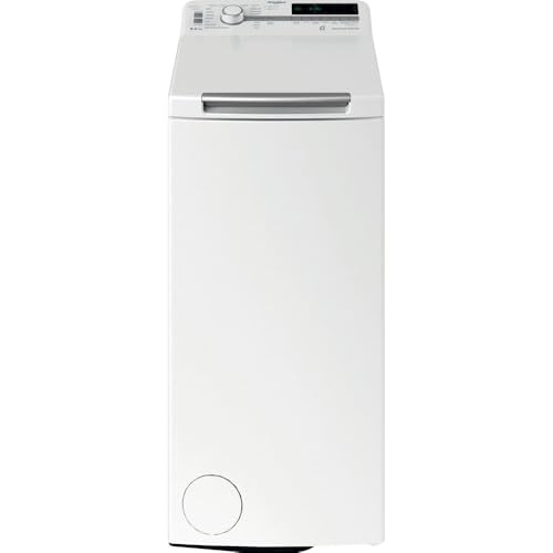 WHIRLPOOL TDLR 65261BS IT Waschmaschine mit hoher Ladung, Toplader, 6,5 kg, 600 mm, Klasse A