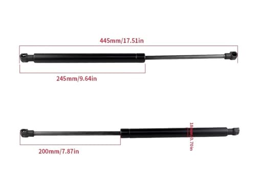 Tige support de choc auto avec double amortisseur à gaz durable pour X5 E53 - 3
