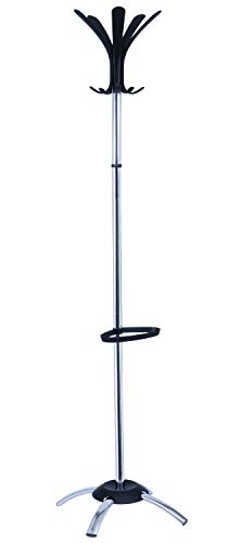 Alba PMCLEO Portemanteau Cleo 5 Double Patères Chrome / Noir