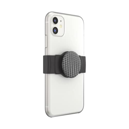 PopSockets Japan - �|�b�v�\�P�b�c �W���p�� PopGrip Slide Stretch Black �� �E�F�[�u �X���C�h�X�g���b�`(�l�p���p) �X�}�z�O���b�v&�X�^���h