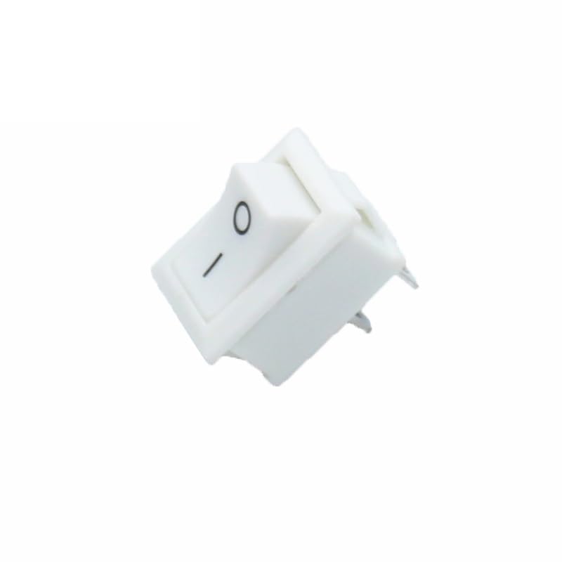 Interruptor basculante de Encendido y Apagado KCD1, 15 x 21 mm, 2 Pines, 6 A, 250 V, 10 A, 125 V, 15 x 21 mm, Color, 100 Unidades