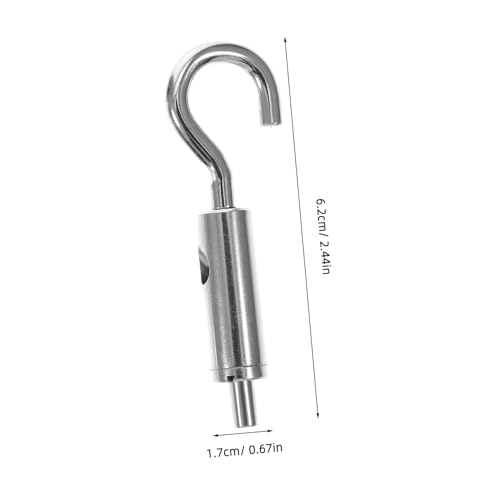 Cabilock 5pcs Wire Rope Turnbuckle Hook and Eye Tensioner Heavy Duty Tension Hooks for Outdoor Shade Tent Use and Securing Cables Weatherproof and Hardware Accessories miniatura 2